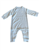Jordan Baby Sleepsuit Blue Zip Babygrow