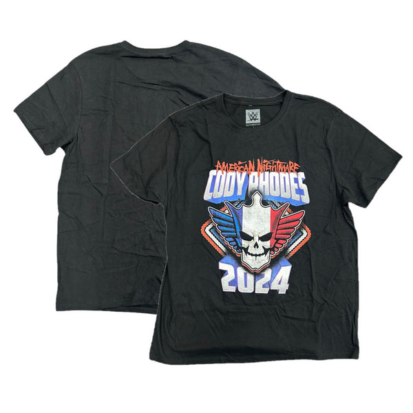 WWE Wrestling Men's T-Shirt Cody Rhodes France Top