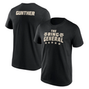 Gunther Men's WWE T-Shirt Black Ring General Top
