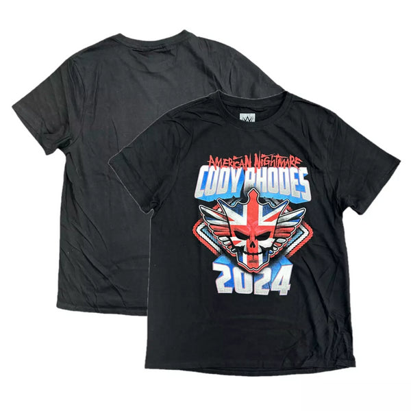 Cody Rhodes WWE T-Shirt Wrestling American Nightmare UK Men's Top
