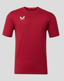 Castore Kid's Red T-Shirt SS Cotton Leisure Top