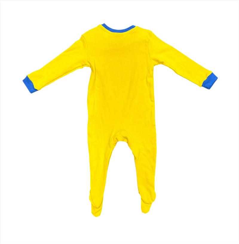 Leeds United Football Sleepsuit LUFC Crest Babygrow