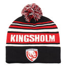 Gloucester Rugby Adult Beanie Oxen Kingsholm Text Bobble Hat