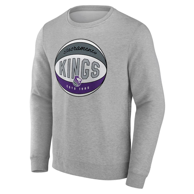 Sacramento Kings Men's Sweatshirt NBA Power Phase Grey Top