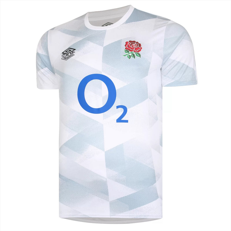 England Rugby Men's Shirt Umbro Warm Up Training Shirt