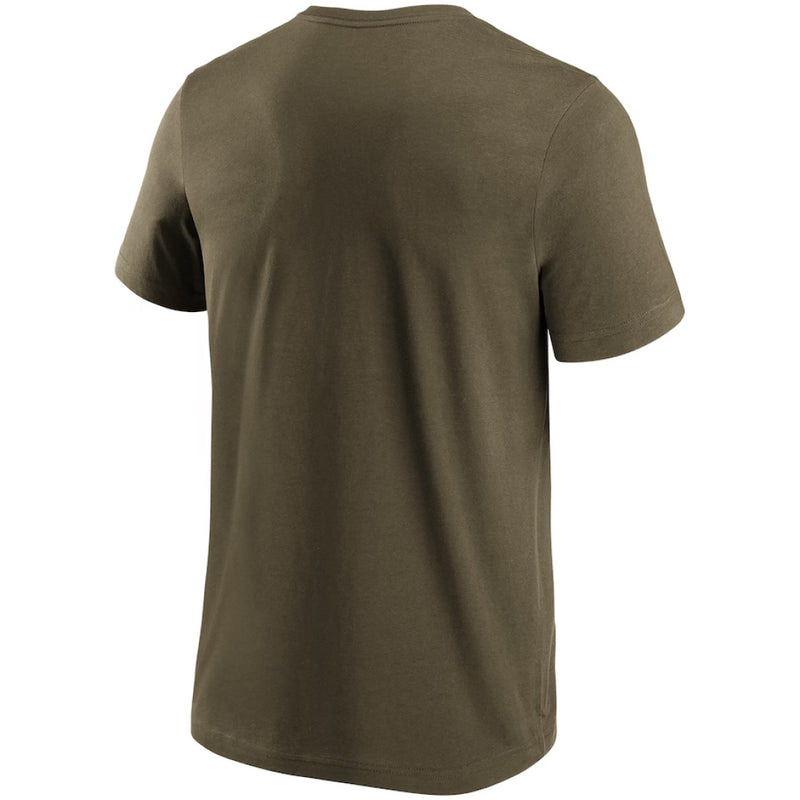 NFL Shield Logo T-Shirt Men's Fashion Preferred Logo Khaki Top