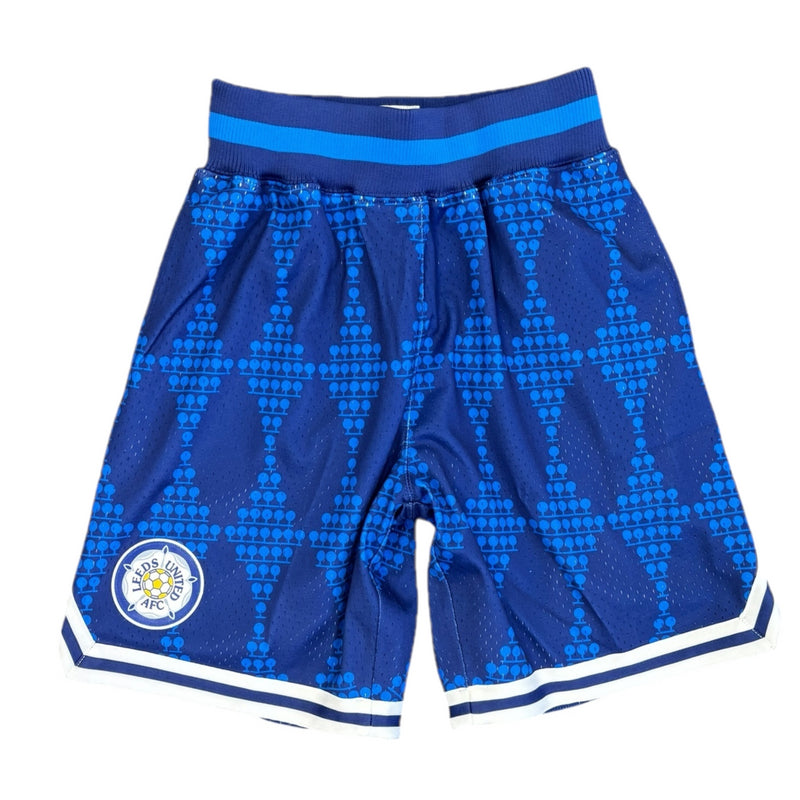 Leeds United Men's Shorts Mitchell & Ness Pattern Swingman Shorts