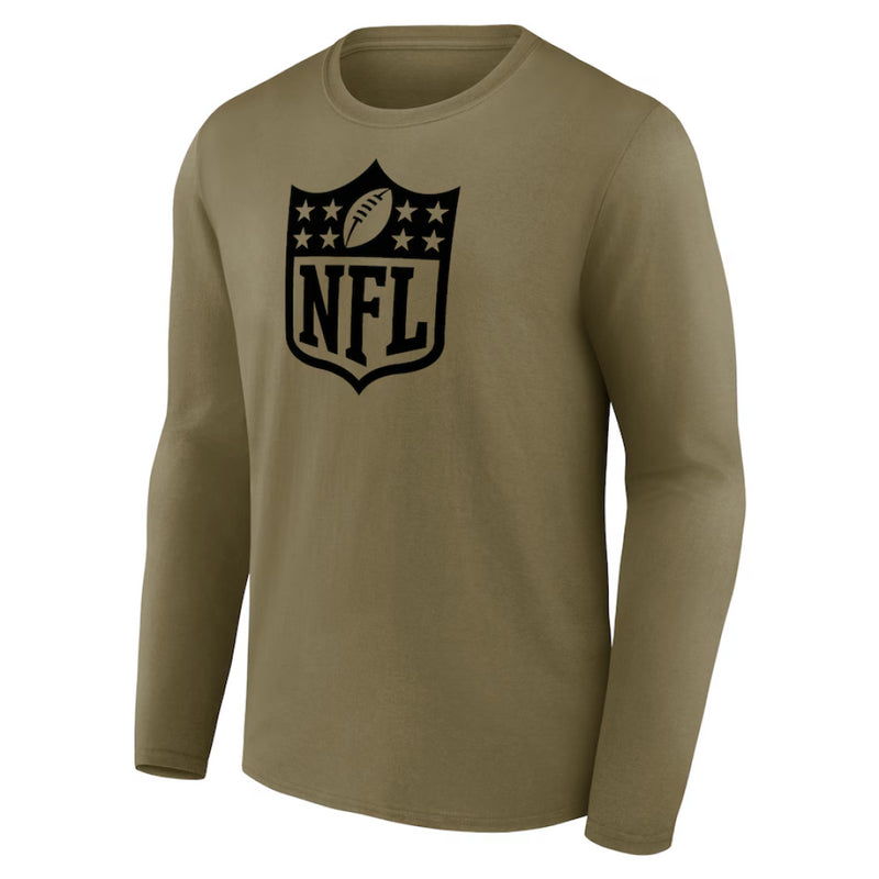 NFL Shield Collection T-Shirt Men's Mono Logo LS Top