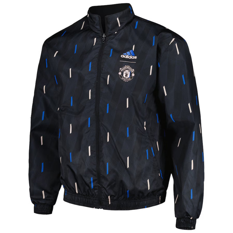 Manchester United Men's Jacket adidas Reversible Track Jacket