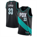 Portland Trail Blazers Jersey Men's Nike Top
