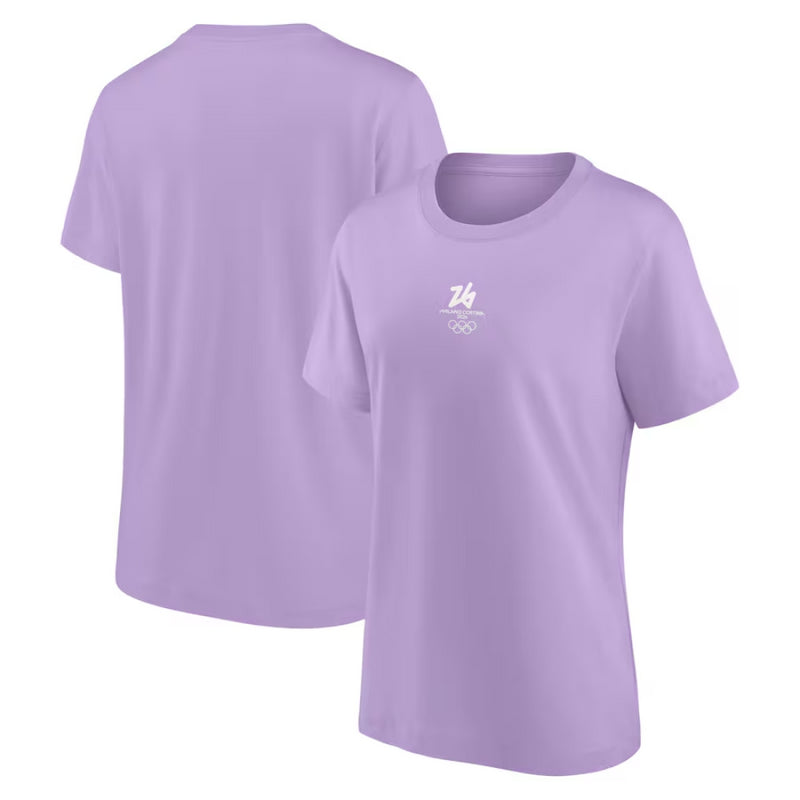 Milano Cortina Olympics T-Shirt Women's Mono Logo Graphic Top