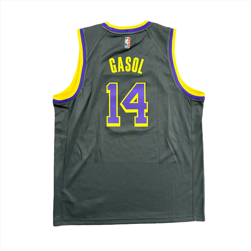 Los Angeles Lakers Jersey Kid's NBA Nike Earned Top - Gasol