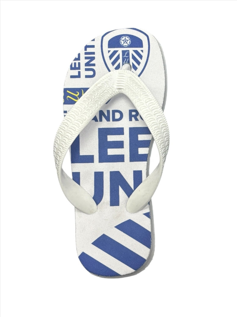 Leeds United Flip Flops Football Kid's LUFC Sandals