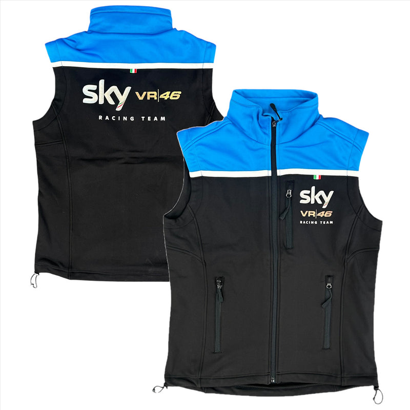 Team Sky Men's Gilet VR46 MotoGP Racing Gilet Vest Jacket