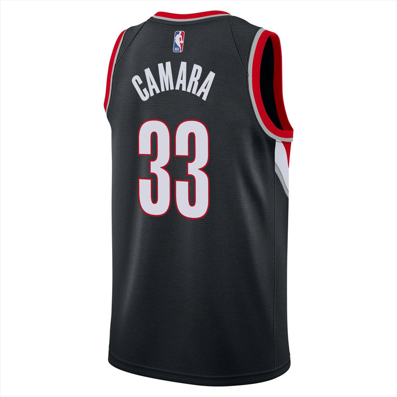 Portland Trail Blazers Jersey Men's NBA Nike Icon Jersey - Camara 33