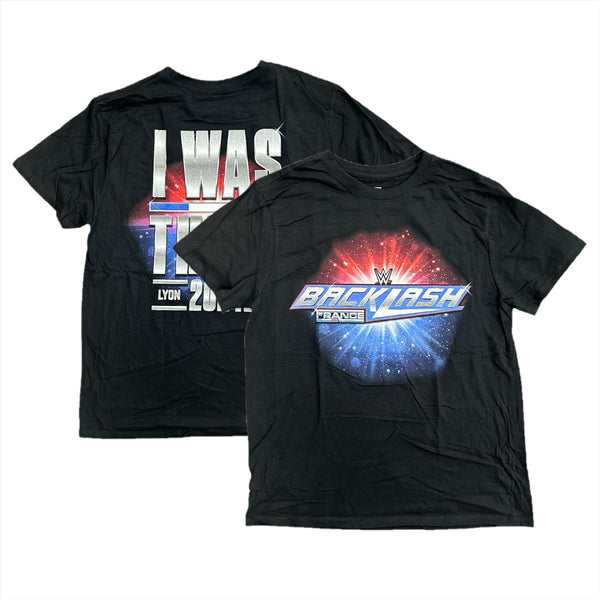 WWE Wrestling Men's T-Shirt Backlash France I Was There Top