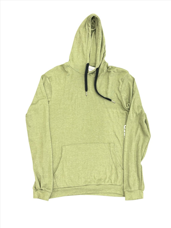 Leeds United Men's Hoodie Football Lounge Khaki Hoodie