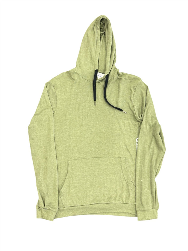 Leeds United Men's Hoodie Football Lounge Khaki Hoodie