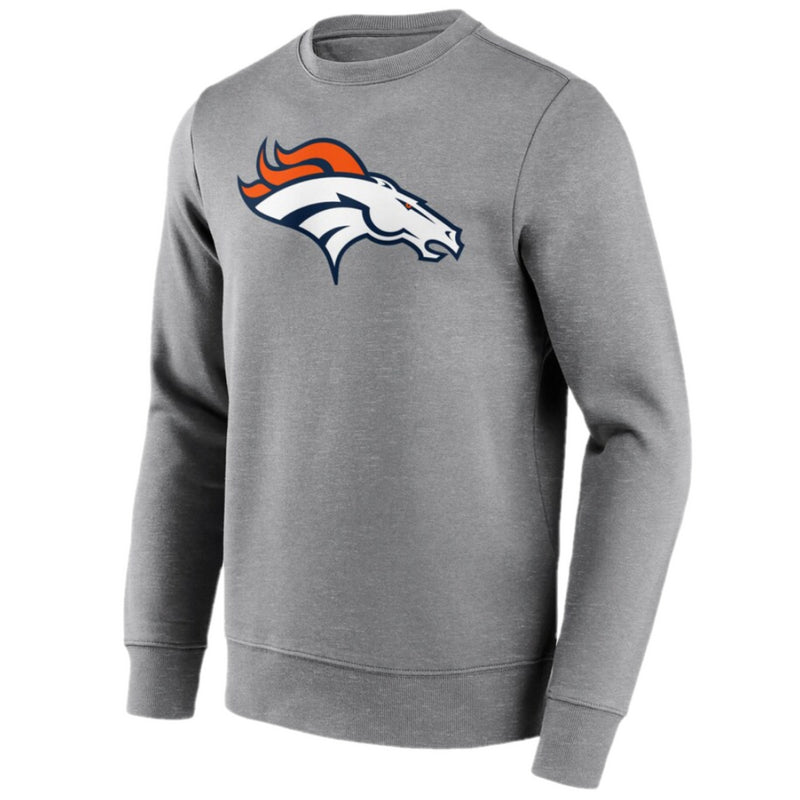 Denver Broncos Men's Sweatshirt Neutral Colour Logo Sweatshirt