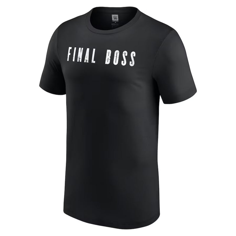 WWE Men's Graphic T-Shirt The Rock Final Black Top