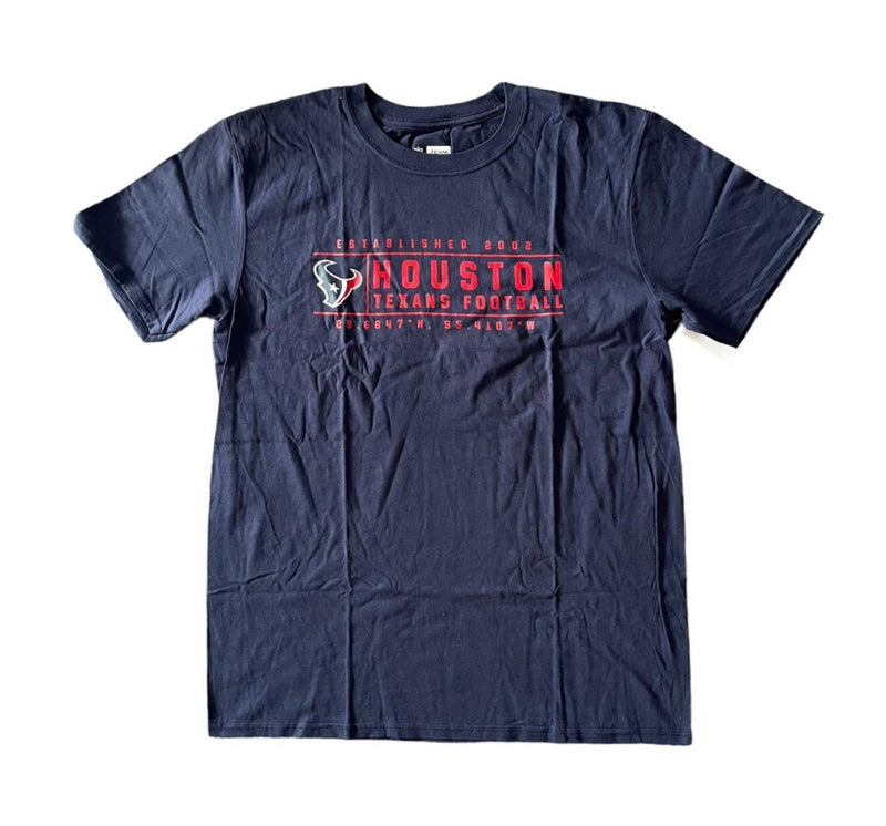 Houston Texans Men's T-Shirt NFL Wordmark EST Graphic Top