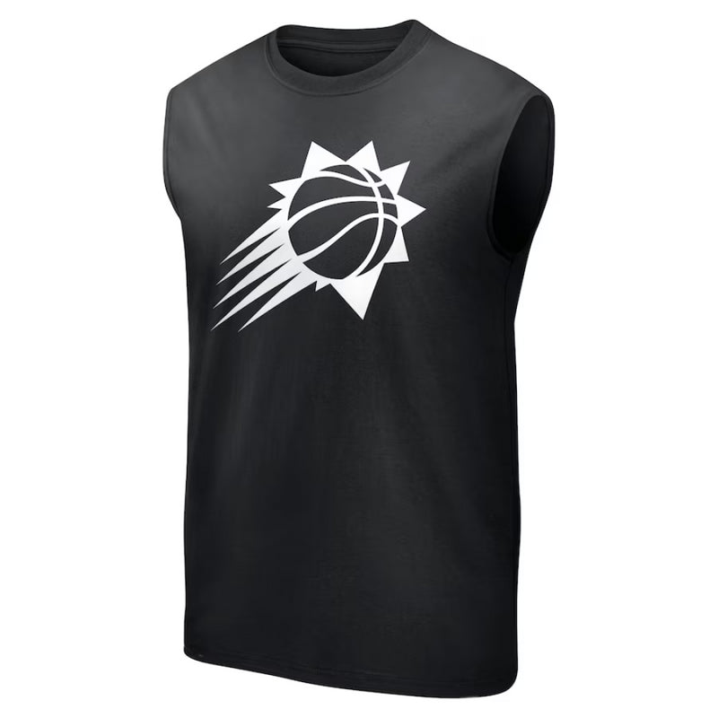 Phoenix Suns Men's Tank NBA Mono Logo Black Tank Top