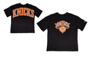 Men's New York Knicks T-Shirt New Era NBA Black Logo Tee - New