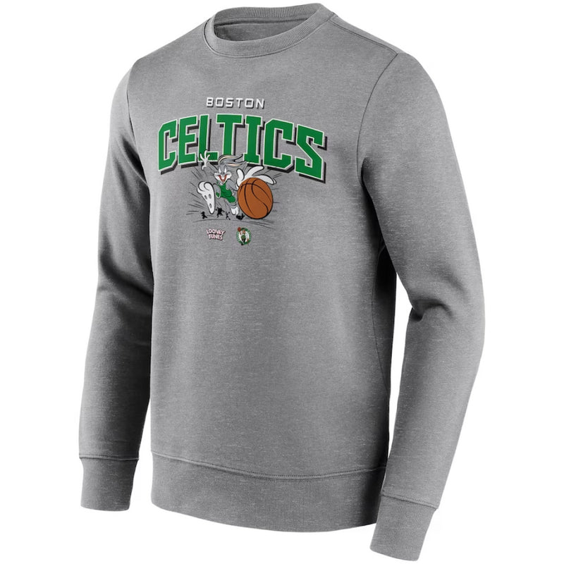 Boston Celtics Men's Sweatshirt NBA Bugs Bunny Grey Top