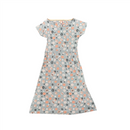 White Stuff Women's Dress Grey Short Sleeve Dress Top