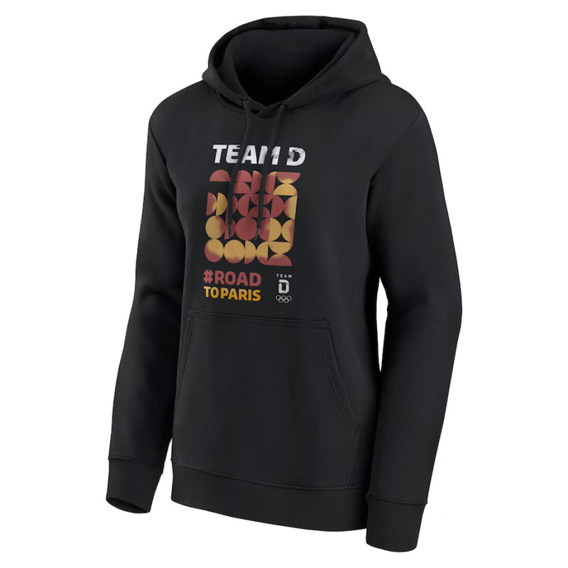 Team D Olympics Hoodie Women's Road to Paris Line Top