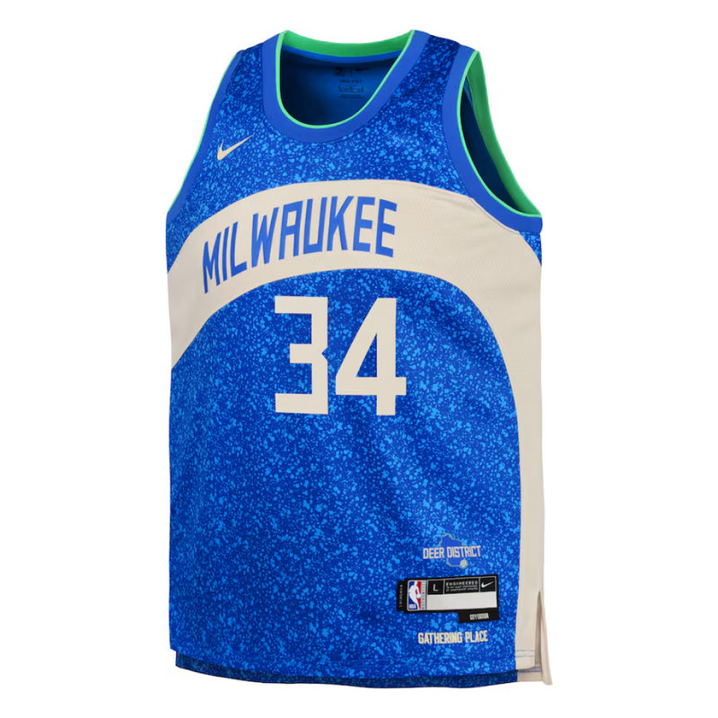 Milwaukee Bucks NBA Jersey Kid's Nike Top - Antetokounmpo