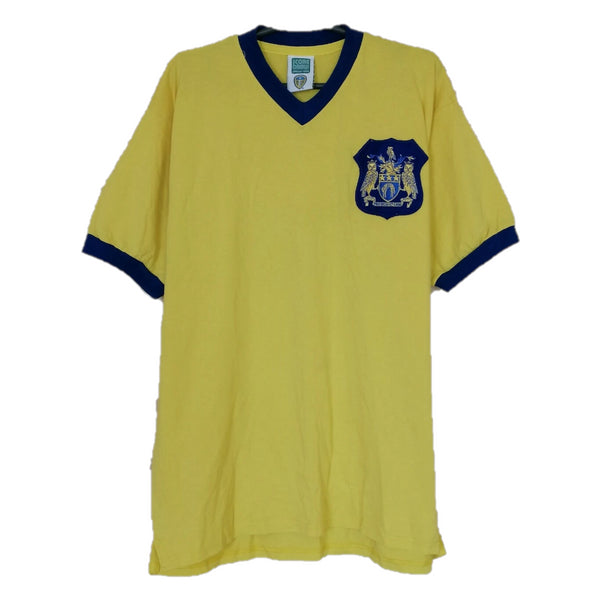 Leeds United Football Shirt Score Draw 1955 Retro Number 9 Top