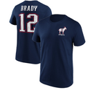 New England Patriots T-Shirt Men's NFL Navy Top