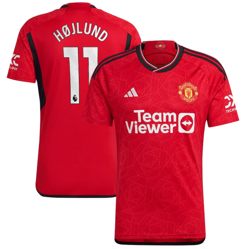 Manchester United adidas Shirt Men's Home Football Top - Hojlund 11