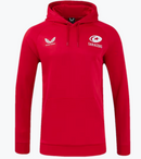 Saracens Rugby Castore Hoodie Men's Training Red Top