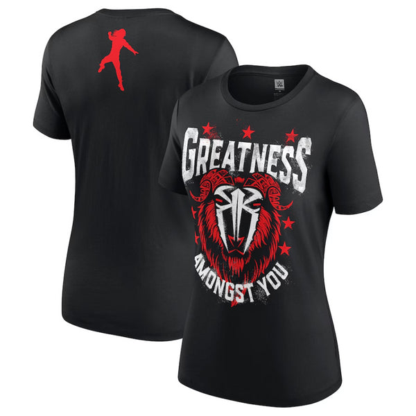 Roman Reigns Women's T-Shirt WWE Greatest GOAT T-Shirt
