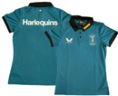 Harlequins Rugby Women's Polo Castore Travel SS Polo Top