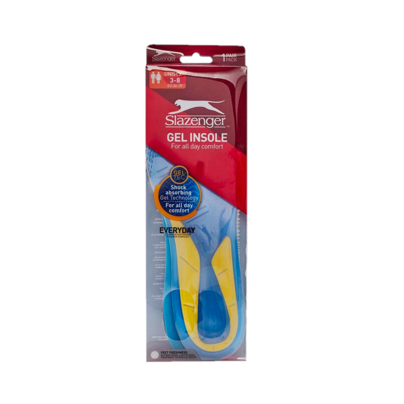 Slazenger Sport Insoles Adults Shock Absorbing Gel Insoles