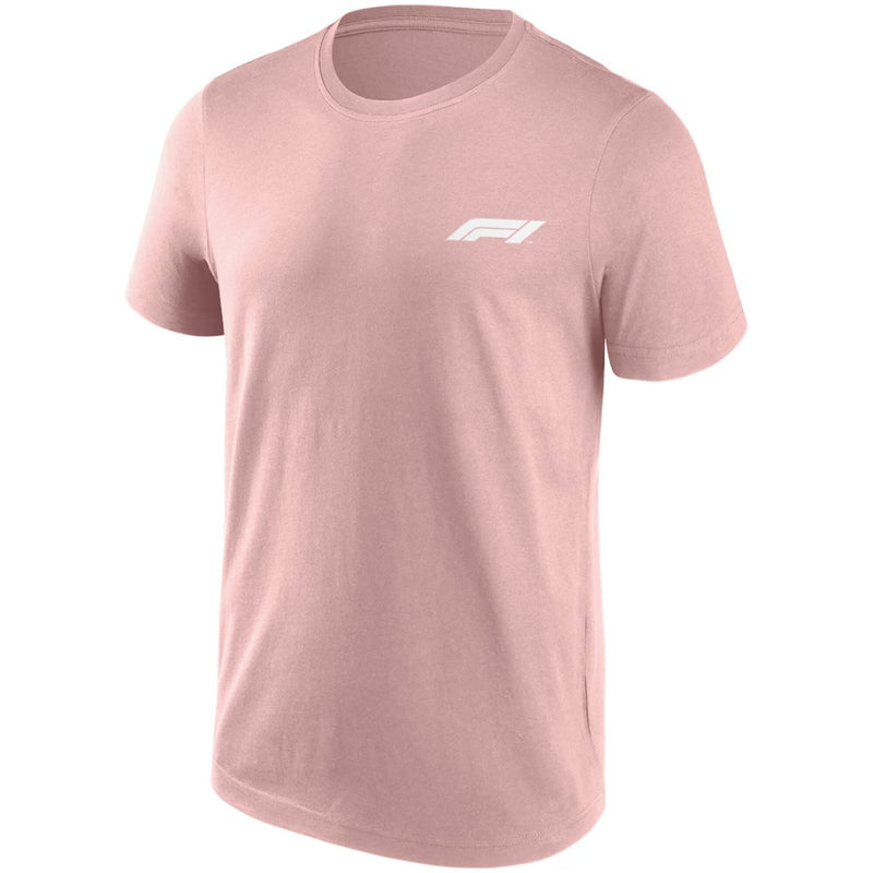 Formula 1 Men's T-Shirt F1 Pastel Mono Graphic Logo Top