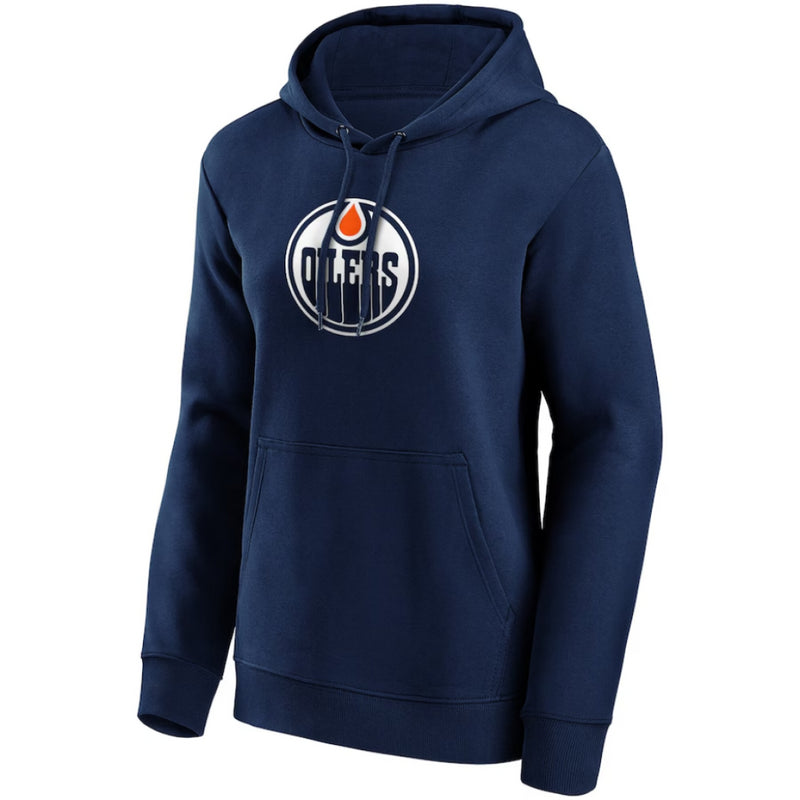 Edmonton Oilers Women's Hoodie NHL Ice Hockey Logo Top