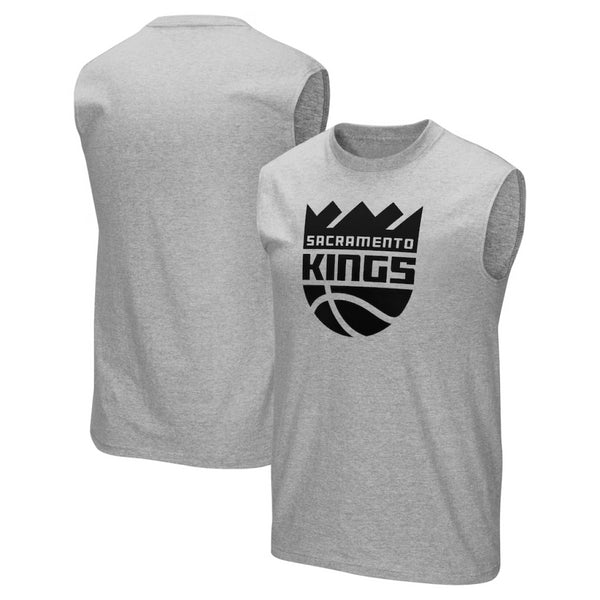 Sacramento Kings Graphic Vest Men's NBA Mono Logo Grey Tank Top
