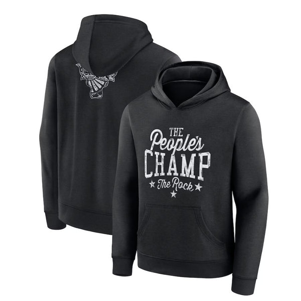 The Rock Kid's Hoodie WWE Black The Peoples Champ Hoodie