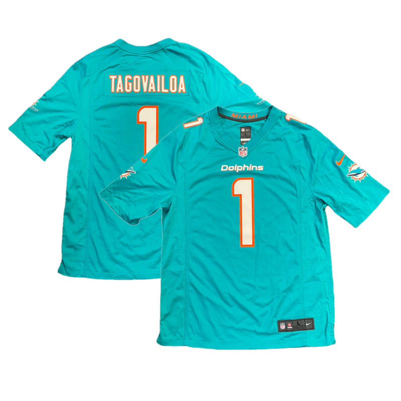 Miami Dolphins NFL Jersey Men's Nike Home Top - Tagovailoa 1