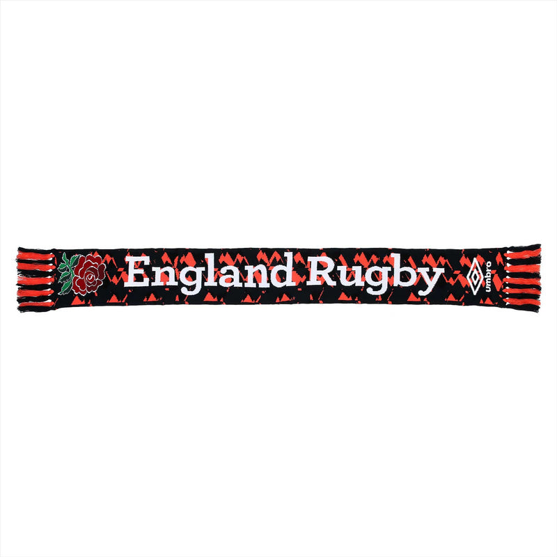 England Rugby Graphic Scarf Umbro Black & Red Scarf