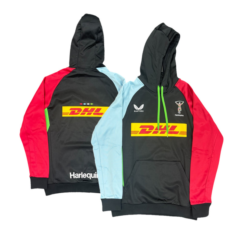 Harlequins Men's Hoodie Castore Rugby Pro Players Hoodie