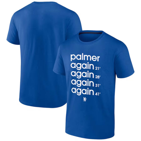 Chelsea Men's Football T-Shirt Cole Palmer again Graphic Top