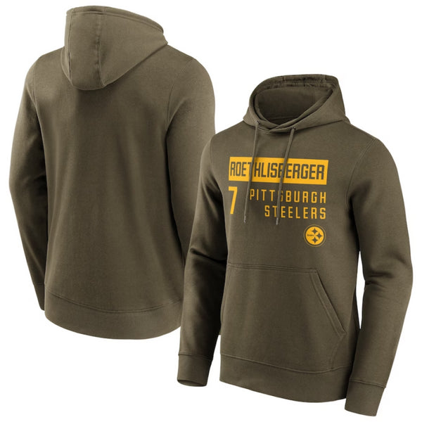 Pittsburgh Steelers Men's Hoodie Roethlisberger 7 N&N Hoodie