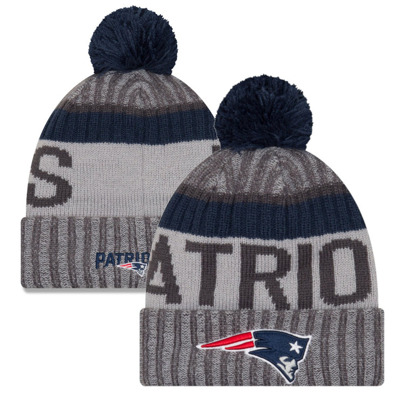 New England Patriots Beanie Adult New Era Sideline Winter Hat