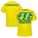 Valentino Rossi Men's T-Shirt MotoGP Yellow 46 Top