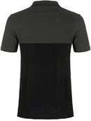 VR46 Men's MotoGP Polo Grey & Black Core Groove Polo Shirt